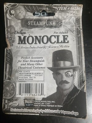 ☆ Brand New Steampunk Deluxe Monocle Costume Accessory | eBay