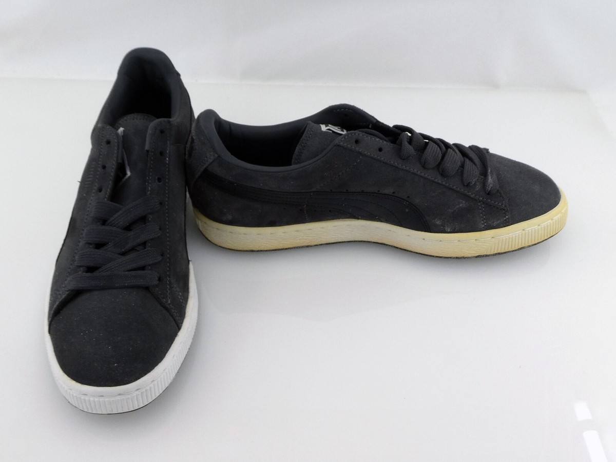 Puma Shoes Suede Classic+ Lfs Sneakers PUMA Shoes Classic Suede LFS Triple  Black Sneaker Mismatched