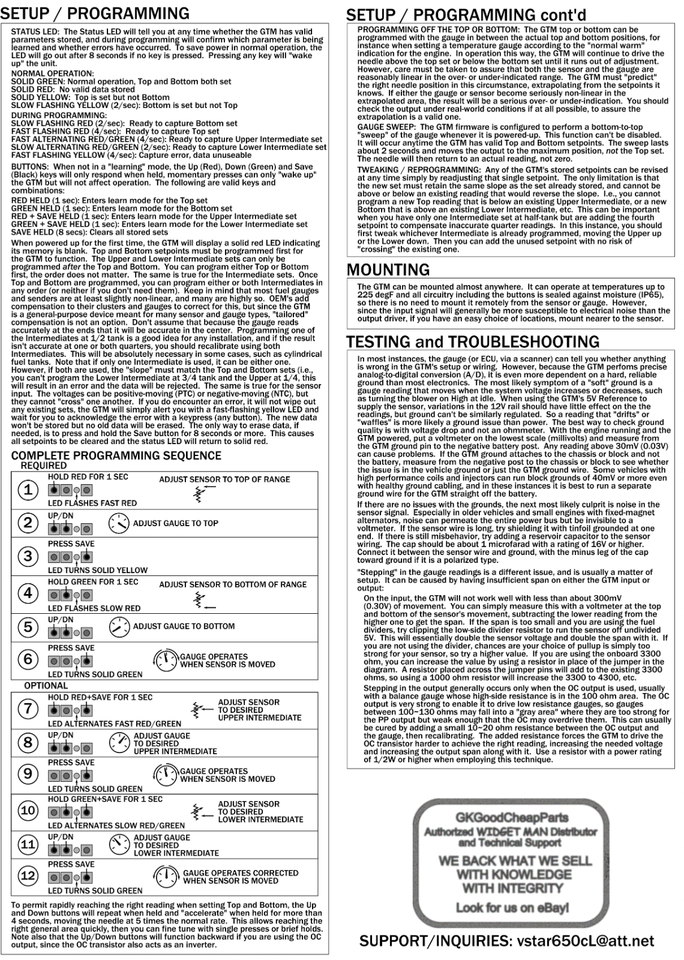 FUEL / ANALOG GAUGE MATCHERTRIMMERADJUSTERCORRECTOR, compare to