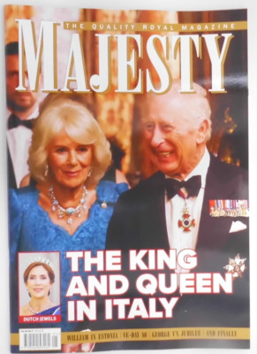 Majestät Magazin Mai 2025 Charles & Camilla: Der König und die Königin in Italien