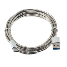 6ft Metal USB Cable Type-C Charger Cord Power Wire USB-C Long for Smart Phones