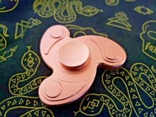    Pink Aluminum Fidget Spinner Toy Boys Girls Adults Kids ADHD Focus Stress   