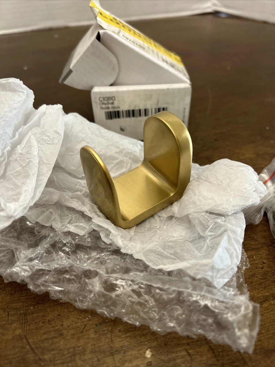 Brushed gold robe hook sale