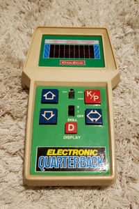 coleco handheld football game 1980s