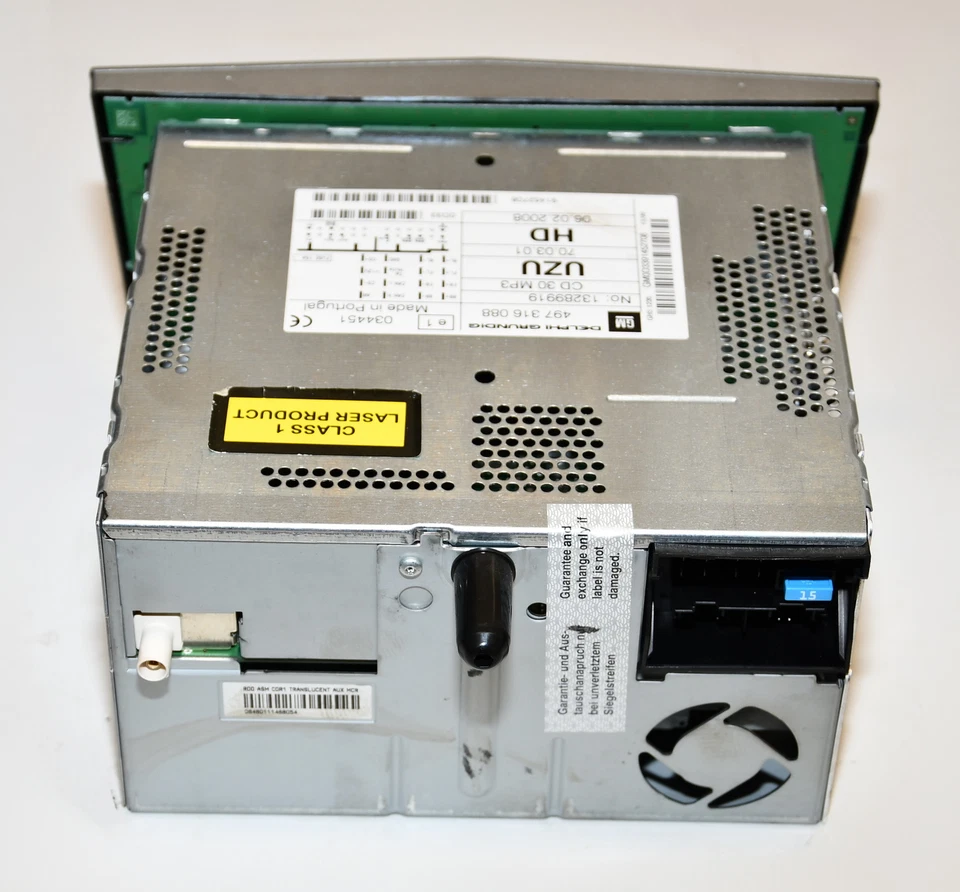 Autoradio CD-Radio  13289919 NICHT RESETET! Corsa D Original Delphi - Bild 3 von 4