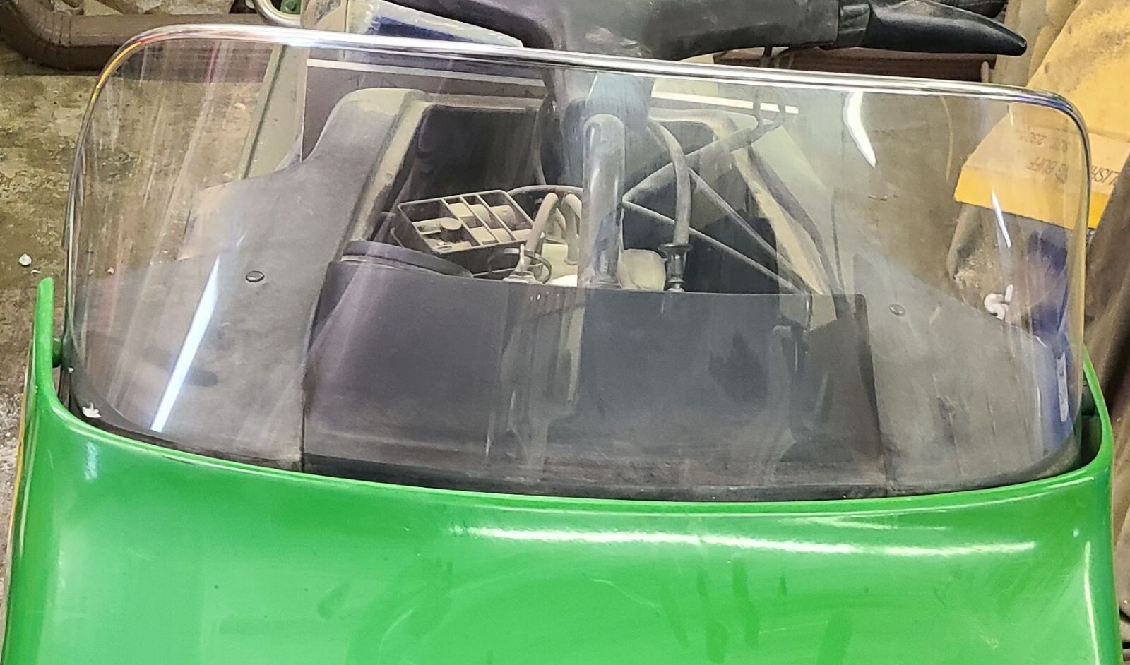 19721976 John Deere Custom Vintage Snowmobile Windshield Clear eBay