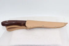 Maxam Japan MX-1 Hunting Knife Special 420 SS Blade Wood Handle with Sheath