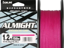 Sunline ALMIGHT 4X PE line High specific gravity #0.4-6.2 lb 150m Made in Japan
