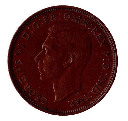 BRITISH WEST AFRICA 1/10 PENNY 1938 UNC KING GEORGE VI,HEXAGRAM