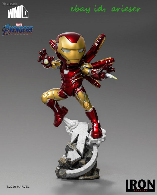 Iron Studios Minico Iron Man Avengers Endgame Statue In Stock New