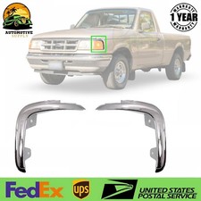 New Front Corner Light Fender Trim Moldings Lhrh Side For 1993-1997 Ford Ranger