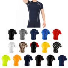 Take Five Mens Skin Tight Compression Base Layer Running Shirt S~2XL 014
