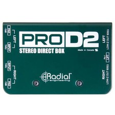Radial Engineering ProD2 2-Channel Passive Instrument Direct Box Stereo Pro D-2