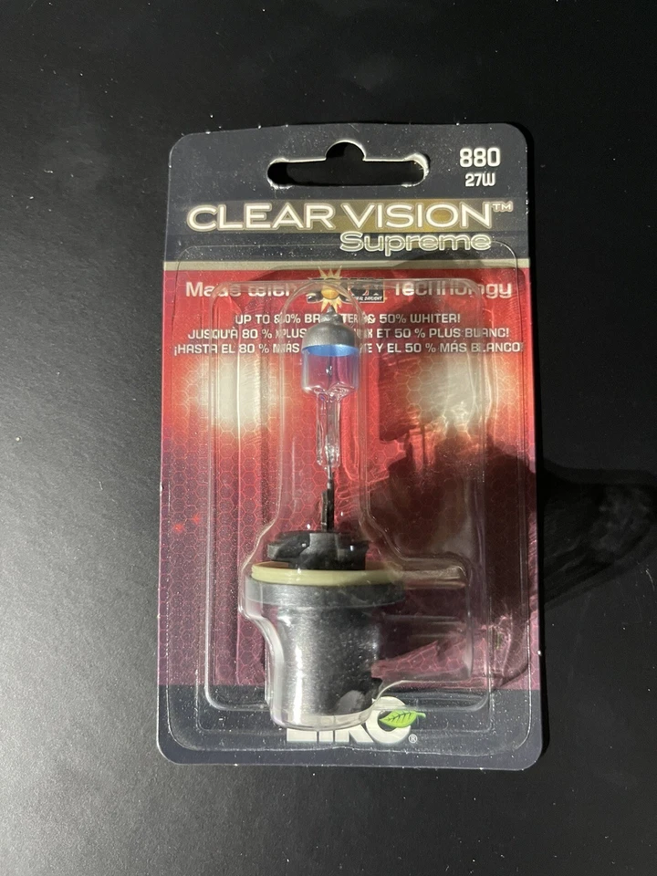 Bombilla de repuesto automotriz Eiko 880 12,8 voltios 27 vatios Clear Vision Supreme Foto 2 de 3