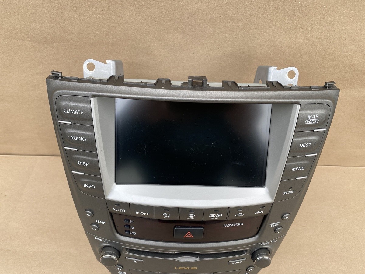 06-09 Lexus IS250 IS350 OEM Information Navigation Display Screen