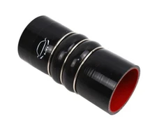 6" Length 4 Ply Reinforce 2 hump 2.5" ID Charge Air Cooler Silicone Hose BLACK