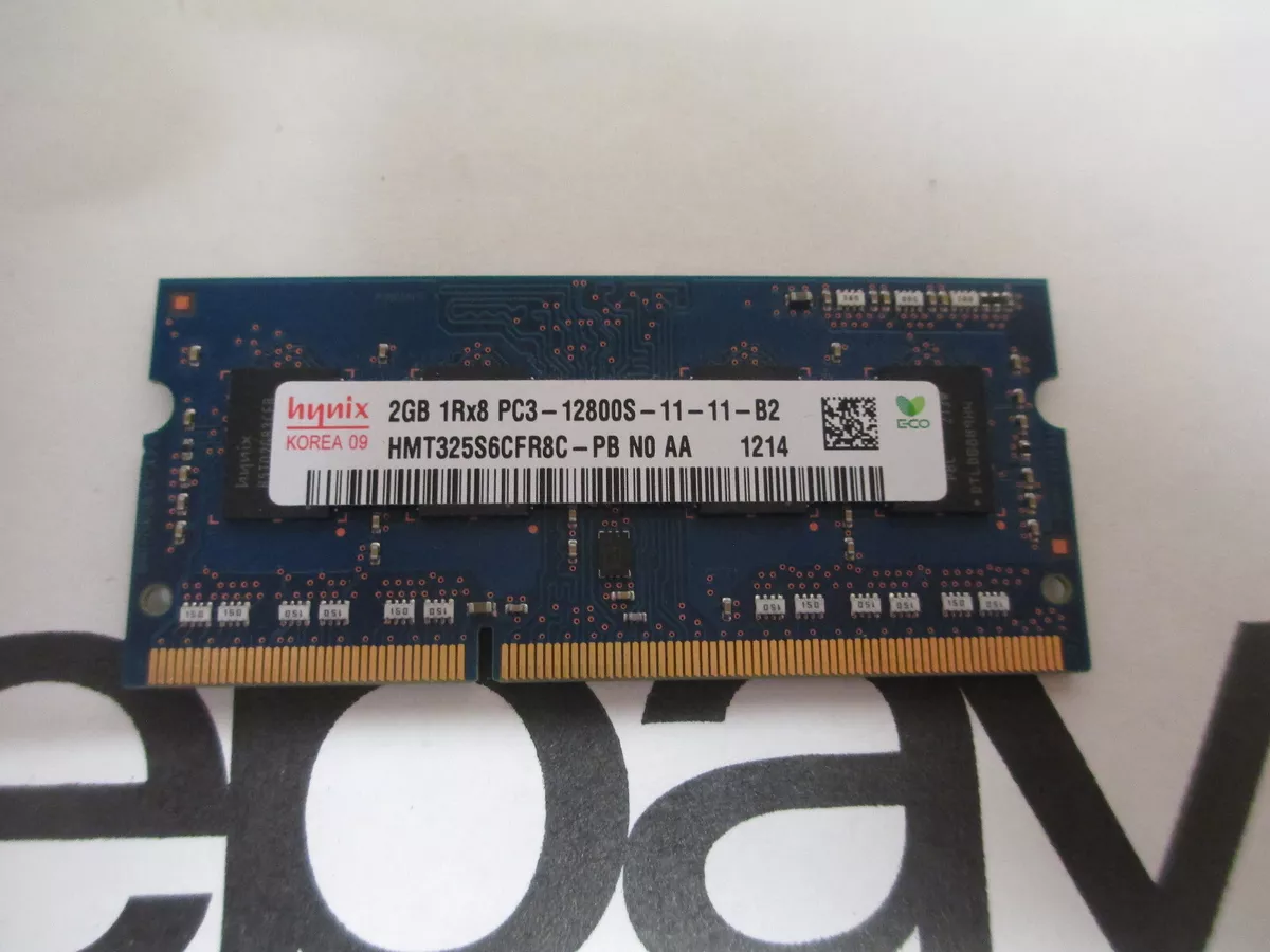 Hynix 2GB PC3 12800 1600 DDR3 Sodimm Laptop RAM Memory 2048MB Single Stick