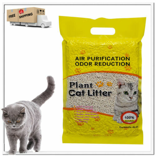 Cat Litter Natural Plant Original Fast-Clumping Multi-Cat Litter Flushable 6lb - Picture 1 of 4