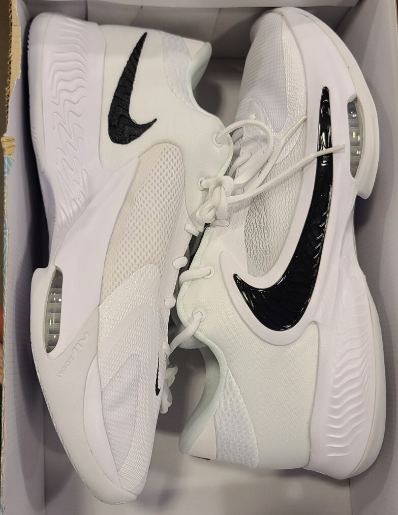 NEW Men's Size 14 Nike Zoom Freak 4 TB Promo Shoes White NEW Men's Size 14 Nike Zoom Freak 4 TB Promo Shoes White