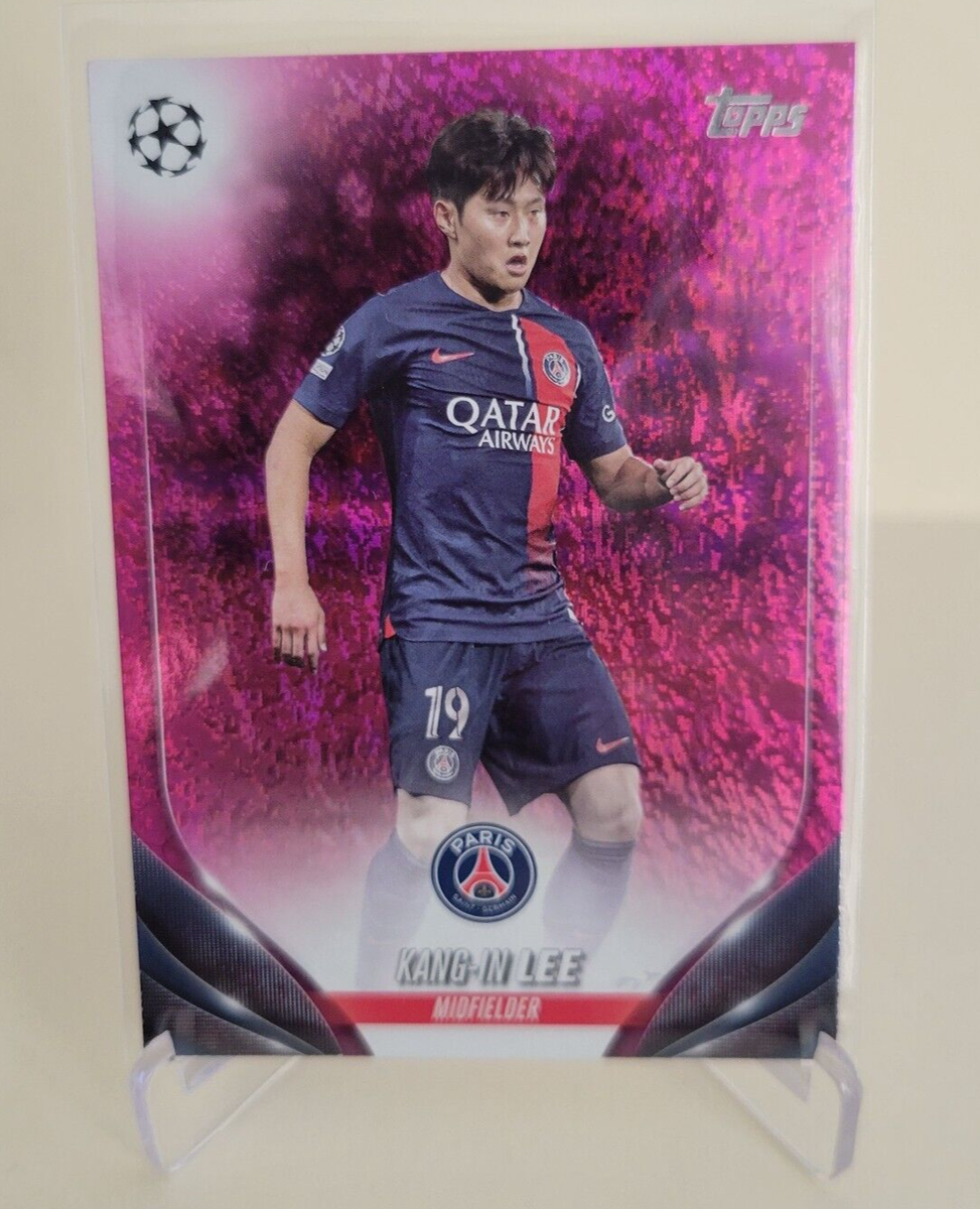 2023-24 TOPPS UEFA CLUB COMPETITIONS KANG-IN LEE PINK SPARKLE #194 