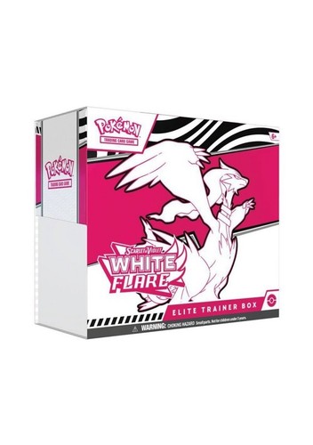 Pokemon TCG White Flare Elite Trainer Box Sealed Neu Vorverkauf Versand 7/18-7/23
