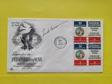 Frank Borman Astronaut, Apollo 8  Signed postal FDC, Autographed    Rare!