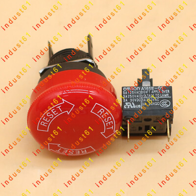One Omron A165E-S-01 A165E-S-01 Pushbutton Switch In Box SPOT STOCK
