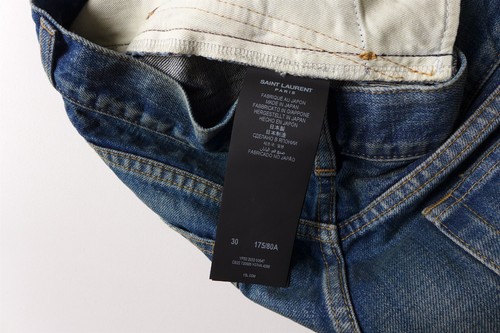 Saint Laurent D35 70s Flare Jeans Vintage Blue Denim - size 34 - BNWT, RRP £735 - Picture 16 of 20