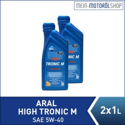 Aral HighTronic M 5W-40 2x1 Liter = 2 Liter