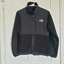 THE NORTH FACE Denali Black Polartec Full Zip Fleece Jacket Size S Outdoors 