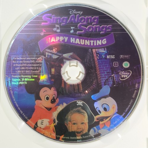 Disney Sing Along Songs Happy Haunting Party at Disneyland Kids DVD Halloween - Foto 8 di 12