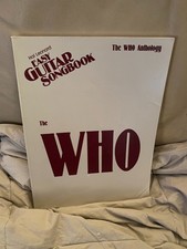 The Who Anthology easy guitar songbook vocals Hal Leonard sheet music