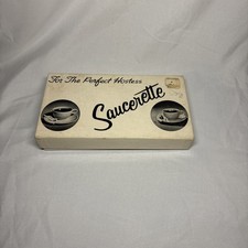 Piattino portacenere e bustine da tè vintage in ceramica anni 50