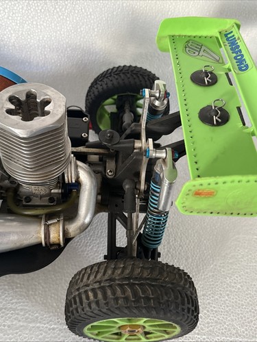 VINTAGE Kyosho Inferno mp7.5 Nitro Buggy 1/8 Scale Unte No remote - Picture 6 of 24