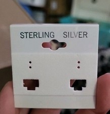 80 Qty 2" x 2" Hanging Earring Cards.