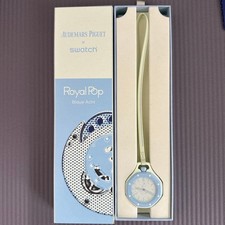 Audemars Piguet Swatch Royal Pop Blaue Acht Pocket Watch Bioceramic SSX03L101N