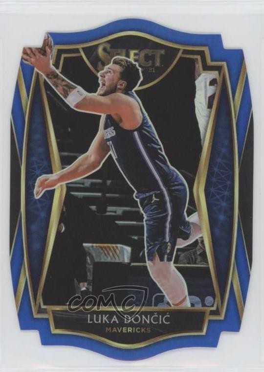 2020 Panini Select Premier Level Blue Prizm Die-Cut /249 Luka Doncic #150 0qr0