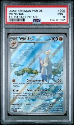Wie-Shu (PAR 200) DE Pokémon Graded PSA 9