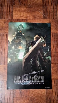  Final Fantasy VII 7 Remake Intergrade Poster From Boba Bear Koreatown