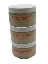(3)Josie Maran Argan Sugar Balm Body Scrub 4.4 oz Bosc Red Pears&Cream