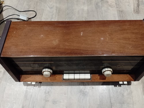 Lovely Philips Stereogram Bi-Ampli Valve Radiogram B4X23A/19 Working ...