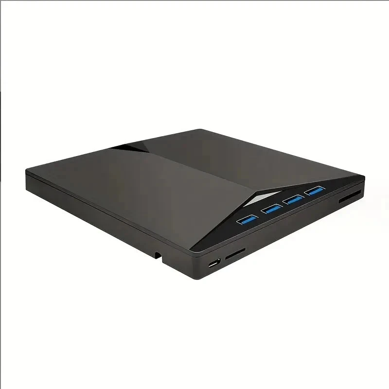 7 Port External DVD Drive CD USB 3.0 Type C Writer Burner Player Laptop PC NEW - Image 4 of 4