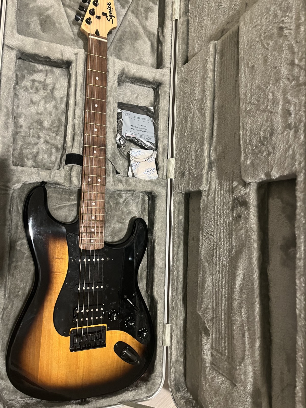 Squier Bullet Stratocaster HT HSS Limited-Edition Electric Guitar With Black...
