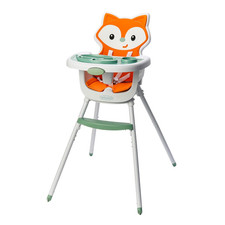 Grow-With-Me 4-In-1 Convertible High Chair, Fox-Theme, Space-Saving Design, Boos
