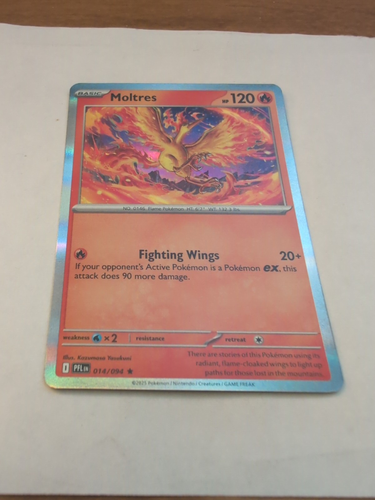 Moltres 14/95 Holo Pokemon
