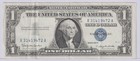 1957 Silver Certificate US Dollar Bill Blue Seal Note Rare FANCY SERIAL NUMBER🔥 — photo 1