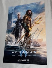 Jason Momoa Signed 12x18 Photo Aquaman