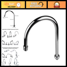 6" Swivel Gooseneck Faucet Replacement Kit for Kitchen Sink - 360  Swing Spout,