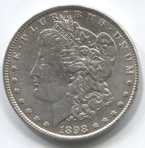 1898 - MORGAN SILVER DOLLAR - 90 % SILVER- LOT # 149 - GOOD DATE