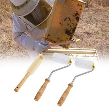 3Pcs Honey Extractor Uncapping Roller with Brush Beekeeper Accessory for Beehive